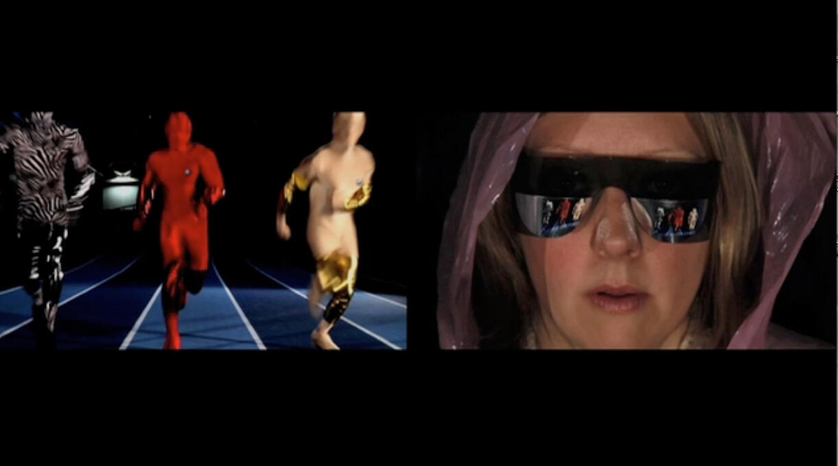 Film still, 35 second, Sports Lab, Weston Park Museum, Sheffield, 2010. Cultural Olympiad London 2012